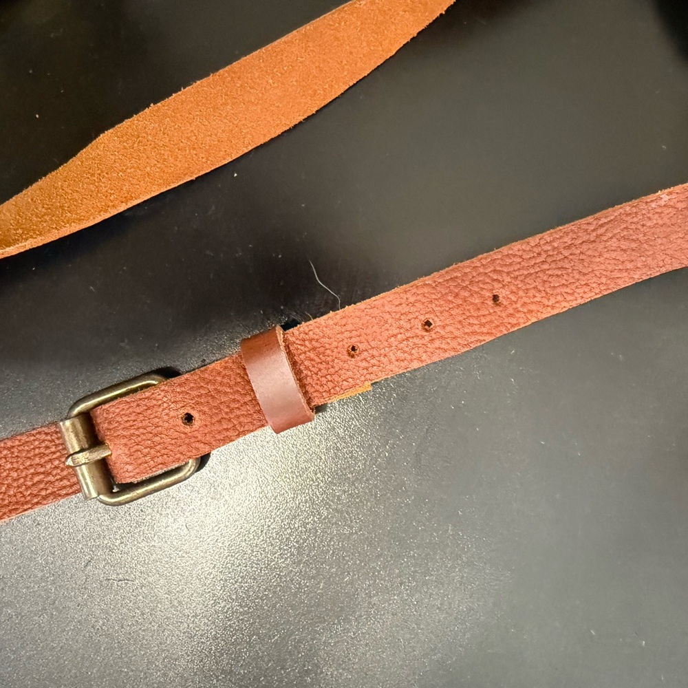 Brown Leather and Cowhide Women's Crossbody Bag - Picture 4 of 4